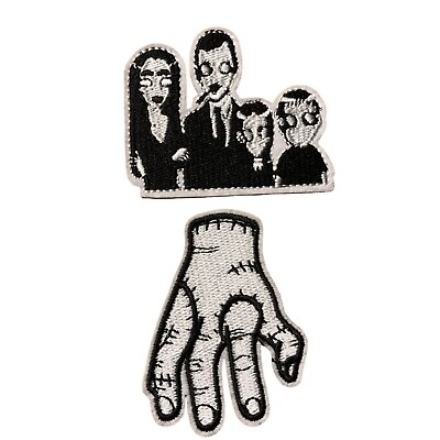 #ad Wednesday Addams Nevermore Academy 2 1 2quot; Iron on Patches Set of 2 Addams Family $8.00