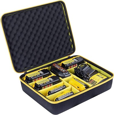 #ad Hard Storage Case for Dewalt 20v 60v Max XR Battery and Charger Free Shipping $94.34