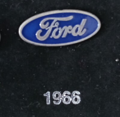 #ad Historical replica pin enamel of the oval of the Ford brand of the year 1966 $17.00