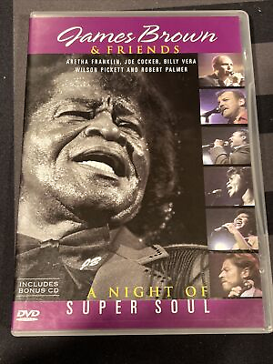 #ad JAMES BROWN amp; FRIENDS James Brown And Friends: A Night Of Super Soul DVD $26.99