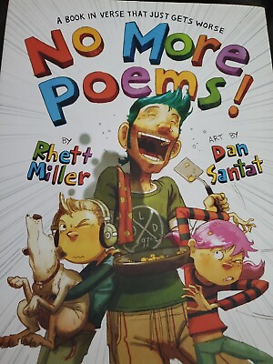#ad No More Poems : A Book in Verse That Just Gets Worse by Rhett Miller hardcover $16.19