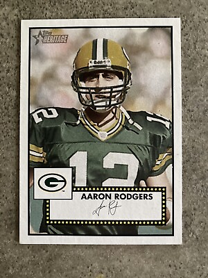 #ad 2006 Topps Heritage Football Aaron Rodgers #35 N M Condition $12.25