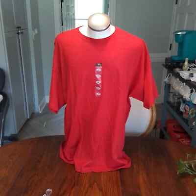 #ad Members Mark 2X Red T Shirt NWT $7.50