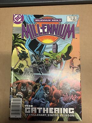 #ad MILLENNIUM #3 DC COMICS 1987 NEWSSTAND EDITION $7.99