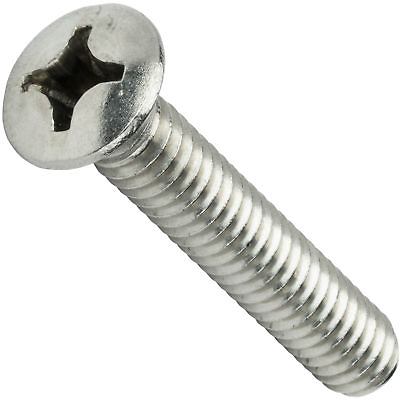 #ad 10 32 Phillips Oval Head Machine Screws Stainless Steel Countersunk All Sizes $216.54
