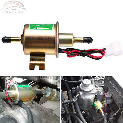 #ad 12V ELECTRIC UNIVERSAL PETROL DIESEL FUEL PUMP FACET CYLINDER STYLE TRACTOR BOAT $8.79