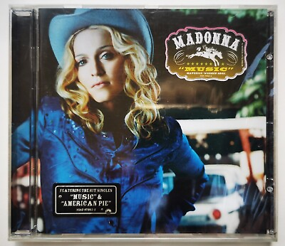 #ad MADONNA CD Music 11 Track Orig. 2000 UK STICKER #x27;Feat MUSIC amp; American Pie#x27; GBP 10.95