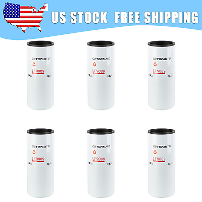 #ad 6x Oil Filter Fits For Cummins Engines P553000 LF9009 3401544 FTECXLF7000 $149.79