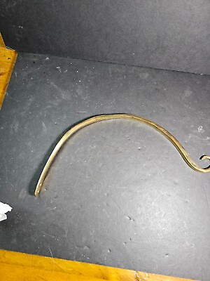 #ad 13 #x27; brass hook new old stock from the 1980s plant holder heavy brass $19.99