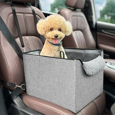 #ad Pawaboo Dog Booster Car Seat for Front Back Seats Small Dog Car Seat up to 2... $47.59
