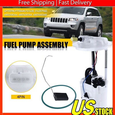 #ad Fuel Pump For 2007 2010 Cherokee Commander Grand Jeep In Tank 68024002AB SP7207M $42.20