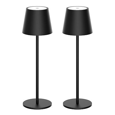 #ad 2 Pack LED Cordless Table Lamp5200mAh Battery Powered Table Lamp3W Touch Re... $122.09