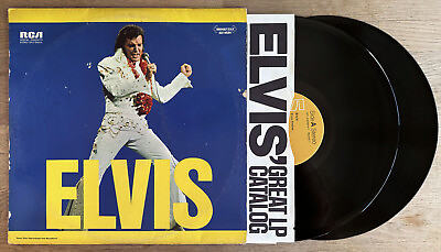 #ad Elvis Presley Elvis 1973 2X Vinyl LP VG Cleaned $16.19