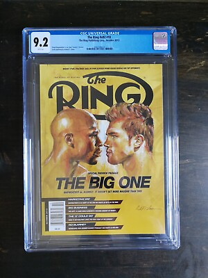 #ad The Ring Boxing Magazine October 2013 Floyd Mayweather vs Canelo Alvarez CGC 9.2 $99.99
