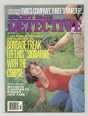 #ad Front Page Detective Magazine #198303 VF 8.0 $7.10
