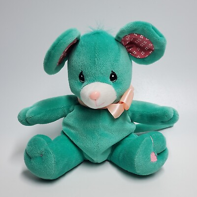 #ad Precious Moments Tender Tails Plush Rosie The Mouse 1998 Limited Edition Green $4.00
