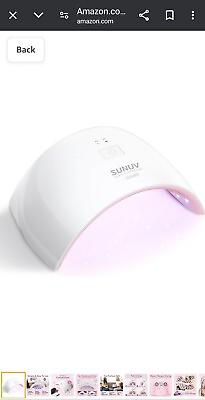 #ad SUNUV UV LED Nail Lamp Gel UV Light Nail Dryer for Gel Nail Polish SUN9C Pink $13.99