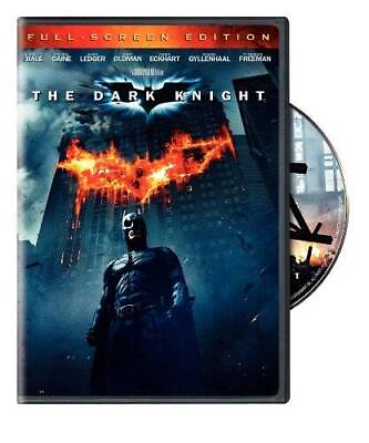#ad The Dark Knight Full Screen Single Disc Edition DVD VERY GOOD $3.59