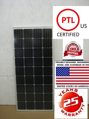 #ad 2 200 Watt 12 Volt Solar Panel Battery Charger Off Grid RV Boat solar panels $435.00
