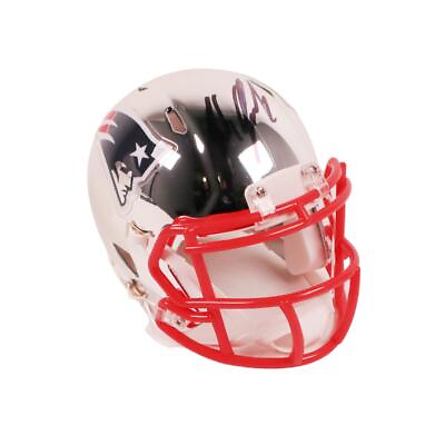 #ad Rob Gronkowski Autographed New England Patriots Chrome Mini Helmet BAS COA $549.99