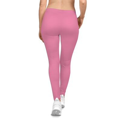 #ad Women#x27;s Casual Pink Leggings AOP $70.50