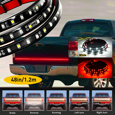 #ad #ad 48quot; Truck Tailgate Strip LED Waterproof Turn Signal Brake Tail Reverse Light EXV $11.39
