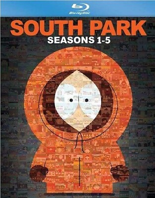 #ad South Park: Seasons 1 5 New Blu ray Boxed Set Full Frame Subtitled Dolby $30.28