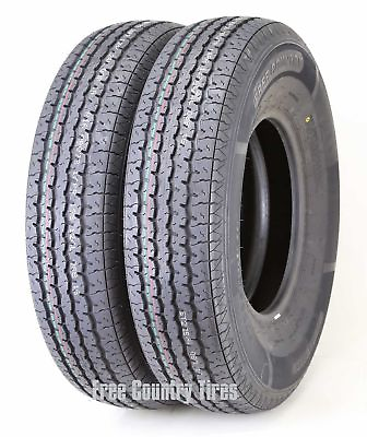 #ad 2 Free Country Radial Trailer Tire ST225 90R16 7.50R16 14PR LR G Steel Belted $299.99