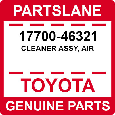#ad 17700 46321 Toyota OEM Genuine CLEANER ASSY AIR $254.70