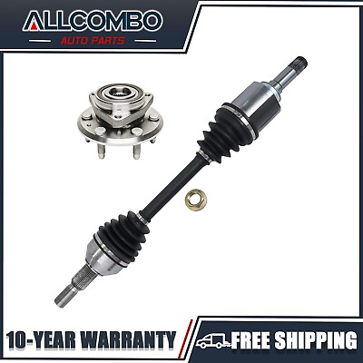 #ad Front Left Wheel Bearing CV Axle Assy for Chevy Traverse GMC Acadia Enclave $109.25