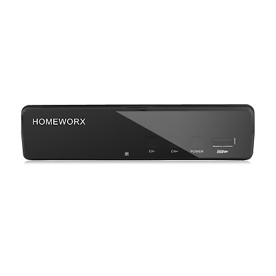 #ad Mediasonic HOMEWORX HDTV ATSC Digital Converter Box HW130STB RB $22.99