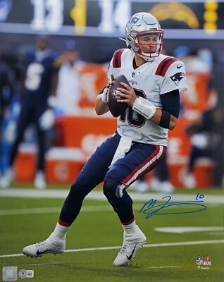 #ad Signed 16X20 Photo Mac Jones New England Patriots w COA $137.40