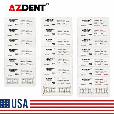 #ad Wholesale AZDENT Ortho Dental Bracket Braces Mini Standard Roth MBT.022 .018 $1980.57