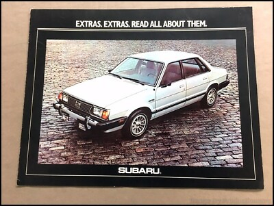 #ad 1980 1981 Subaru Factory Car Accessories Brochure Catalog Brat 4wd Wagon $11.96