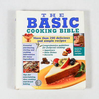 #ad #ad Basic Cooking Bible Publications International Ltd. 2005 Hardcover Dust Jacket $14.00