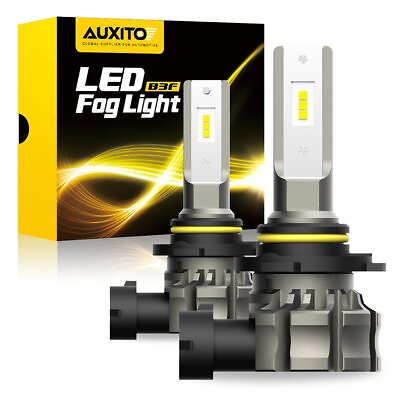 #ad 2x AUXITO H10 9145 9140 LED Cool White Fog Driving Light Bulb 6500K Canbus Ready $25.64