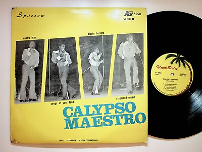 #ad 1974 Calypso Maestro Sparrow Trubadours Reggae Vinyl LP Record $20.97