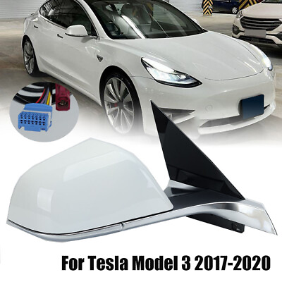 #ad Right Passenger 13Pin Side Mirror W Memory WIFI For Tesla Model 3 2017 2018 2020 $246.99