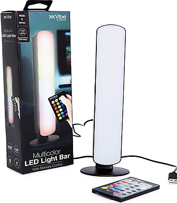 #ad LED Light Bar multicolor with Remote Control BLACK $26.36