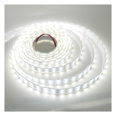 #ad 12V Super Bright 6000K Pure White Light Double Row 600LED Waterproof IP67 Sleeve $19.99