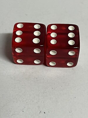 #ad Monopoly Las Vegas Ed. Board Game Replacement Pieces: Genuine 2 x Die 2 Dice $3.27