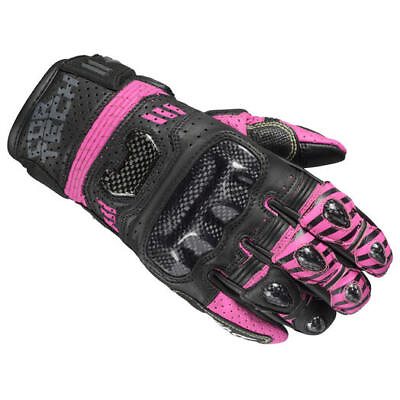 #ad Cortech Revo Sport ST Women#x27;s Gloves Black Pink MED $79.99