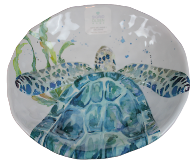 #ad Sigrid Olsen Home Sea Turtle Melamine Large Serving Bowl 13.5quot; Ocean Beach NWT $32.95