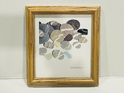 #ad DANA HEACOCK NEW Framed “Lucky Stones” Giclee Print Signed 9 x 10quot; $39.96