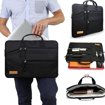 #ad Laptop Sleeve Case Cover Bag with Hand Strap for 13.3 14 15 Inch MacBook Pro Air $28.49