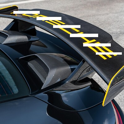 #ad Custom GT3 Rear Wing Spoiler Decal Porsche 911 2012 2019 991 991.2 GT3 $39.99