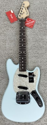 #ad Fender American Performer Mustang Rosewood Fingerboard Sonic Blue w Gig Bag $1399.99