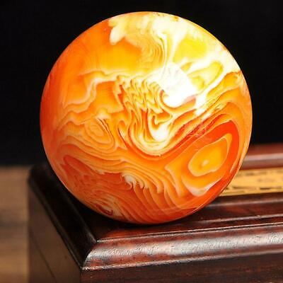 #ad #ad Natural Art Amber Beeswax Ball Crystal Sphere Gold Home Decor Healing Free $5.36