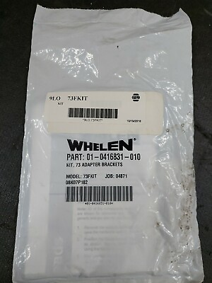 Whelen Kit 73 Adapter Brackets 01 0416831 010 $8.00
