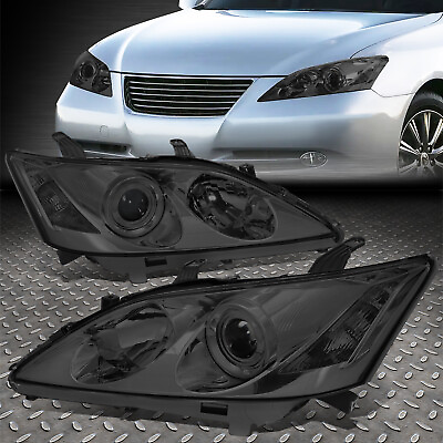 #ad FOR 07 09 LEXUS ES350 OE STYLE SMOKED LENS CLEAR CORNER PROJECTOR HEADLIGHTS $193.69